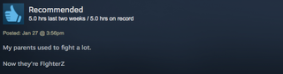 Illustration for article titled Dragon Ball FighterZ, As Told By Steam Reviews
